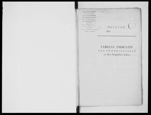état de section