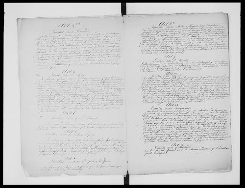 état de section