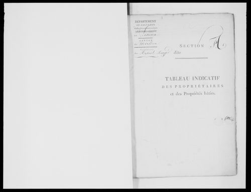 état de section
