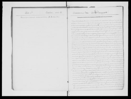 Procès-verbal de délimitation du territoire