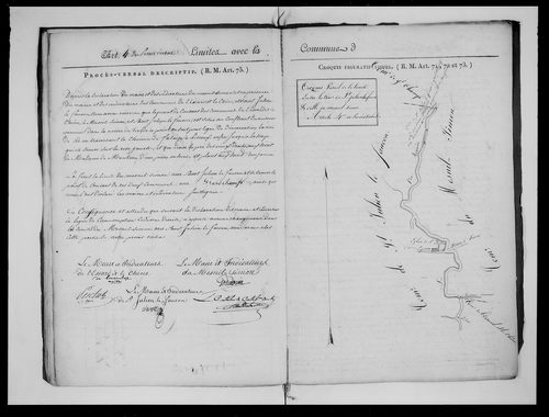 Procès-verbal de délimitation du territoire
