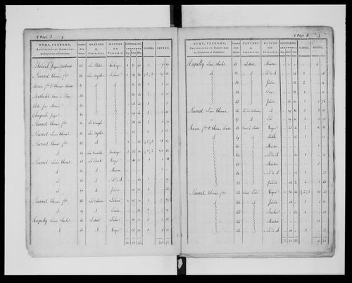 état de section
