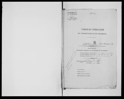 état de section