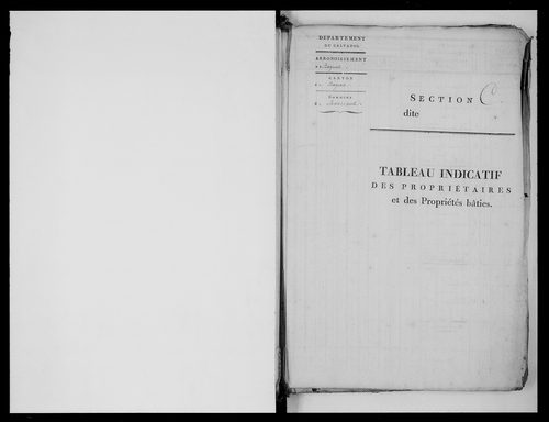 état de section