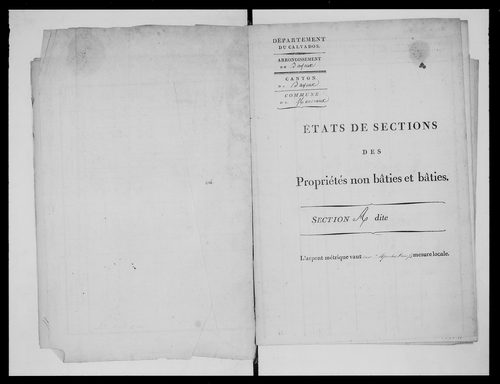 état de section