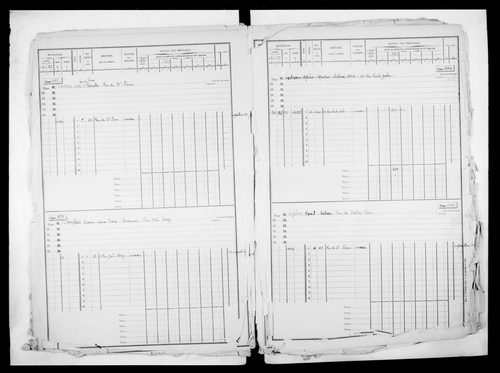 matrice cadastrale des propriétés bâties, 1911-1963, 2e vol. (cases 443-963)