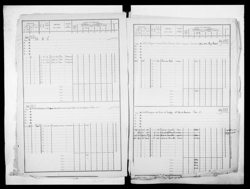 matrice cadastrale des propriétés bâties, 1911-1963, 2e vol. (cases 443-963)
