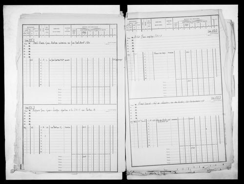 matrice cadastrale des propriétés bâties, 1911-1963, 2e vol. (cases 443-963)