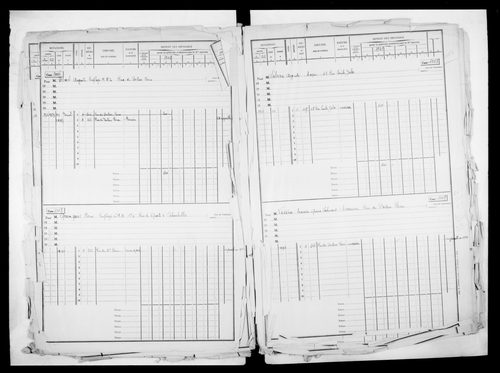 matrice cadastrale des propriétés bâties, 1911-1963, 2e vol. (cases 443-963)