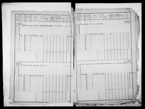 matrice cadastrale des propriétés bâties, 1911-1963, 2e vol. (cases 443-963)