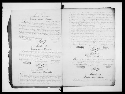 Procès-verbal de délimitation du territoire