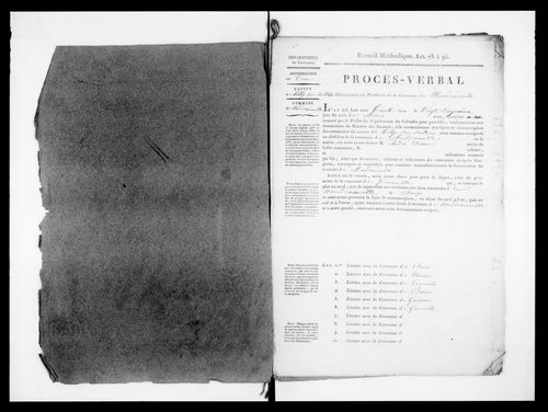 Procès-verbal de délimitation du territoire