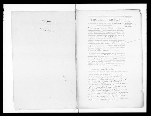Procès-verbal de délimitation du territoire