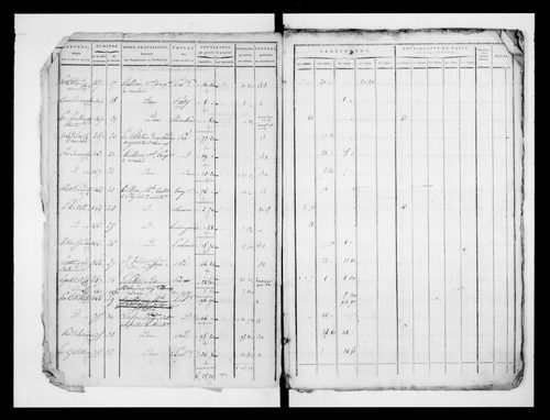 état de section (1818)