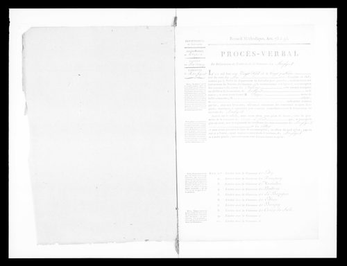 Procès-verbal de délimitation du territoire