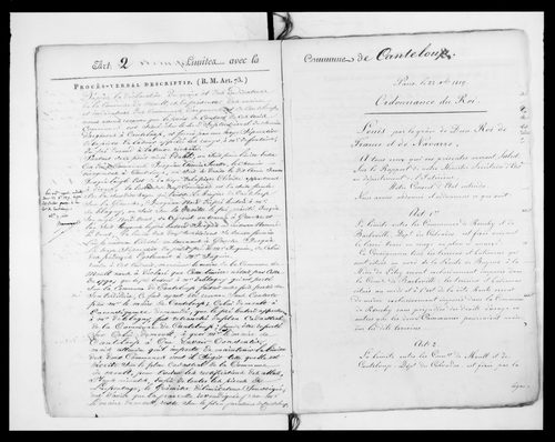 Procès-verbal de délimitation du territoire
