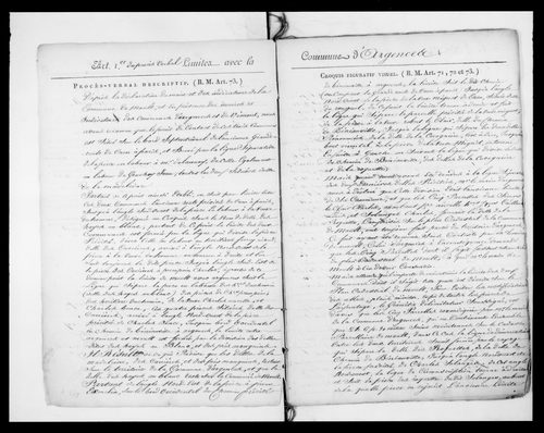 Procès-verbal de délimitation du territoire