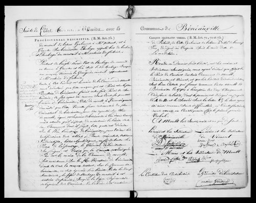 Procès-verbal de délimitation du territoire