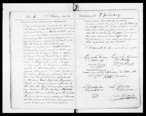 Procès-verbal de délimitation du territoire