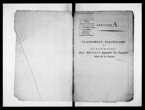 état de section