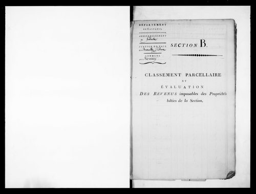 état de section