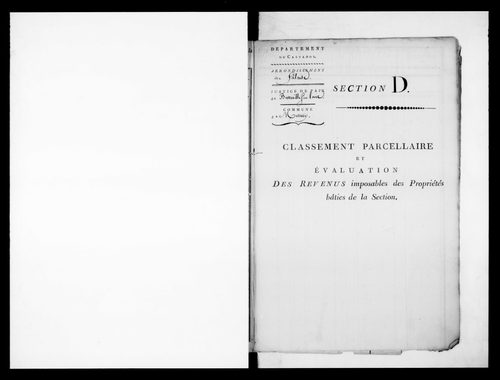état de section
