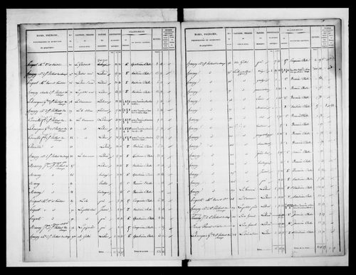 état de section (1832)