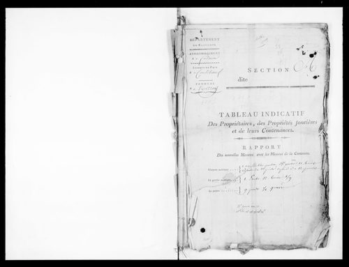 état de section