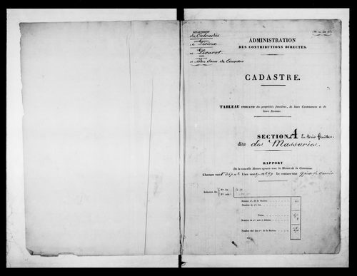 état de section
