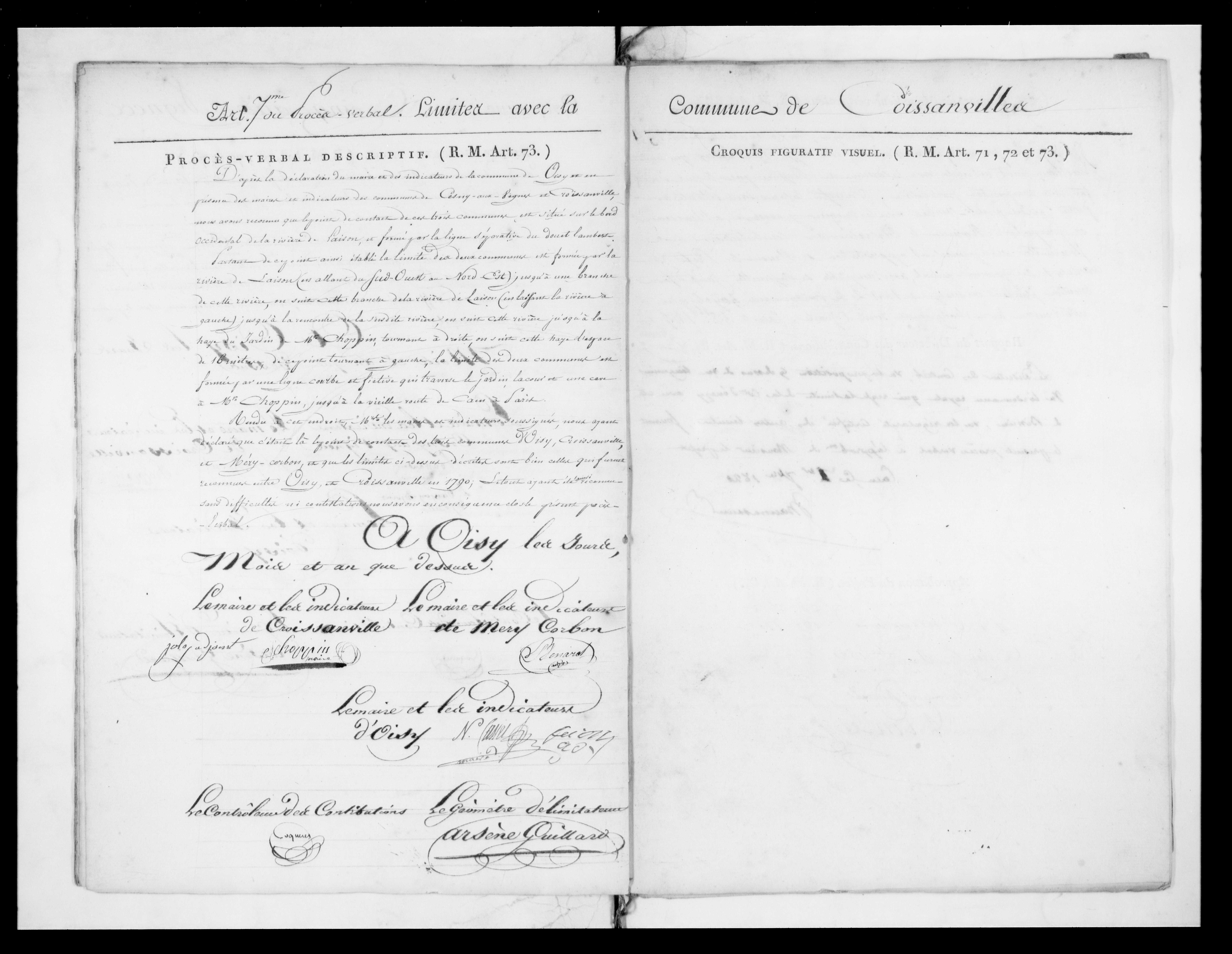 Procès-verbal de délimitation du territoire
