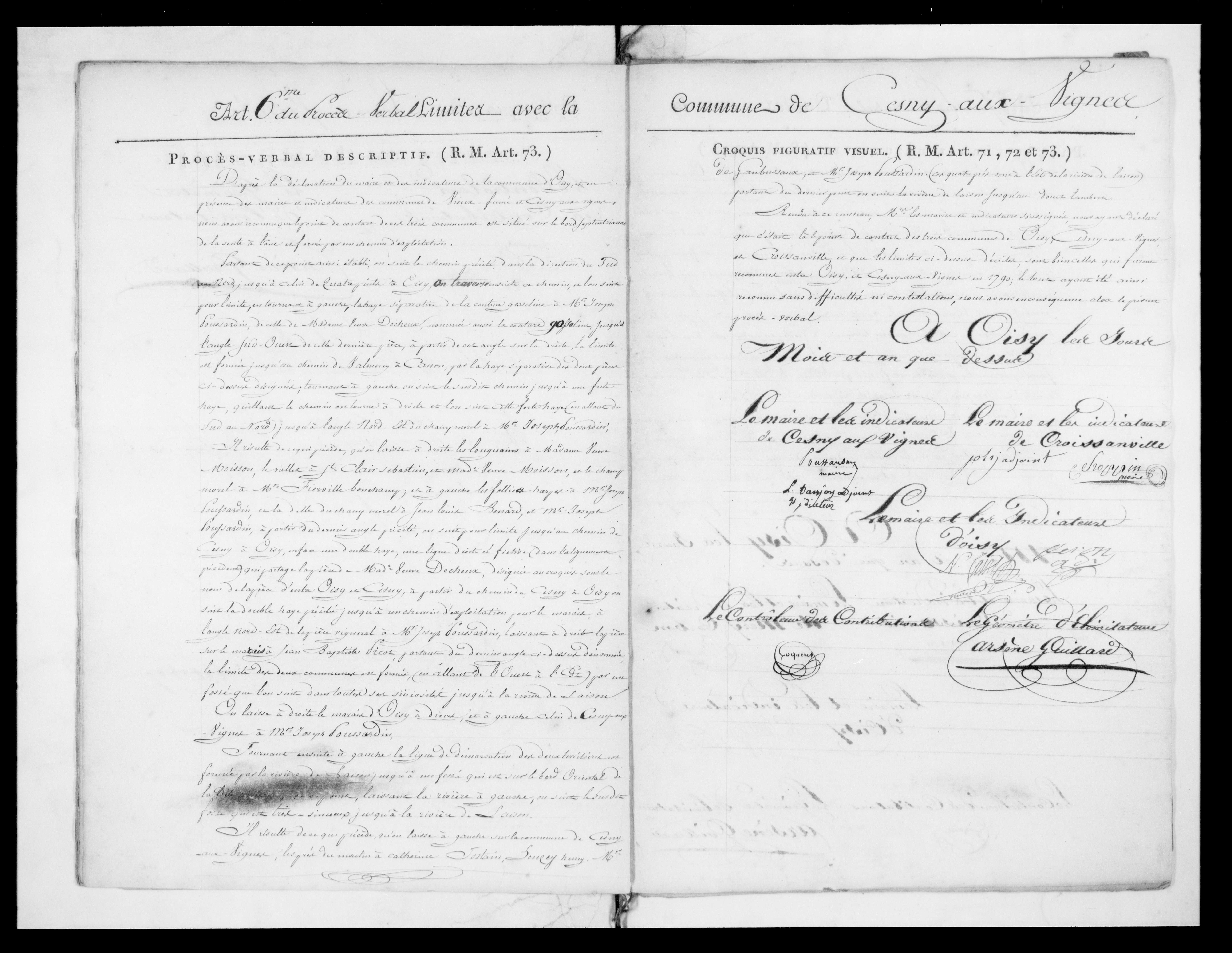 Procès-verbal de délimitation du territoire