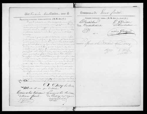 Procès-verbal de délimitation du territoire