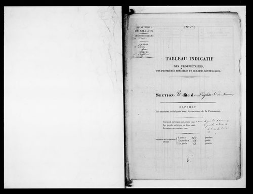 état de section