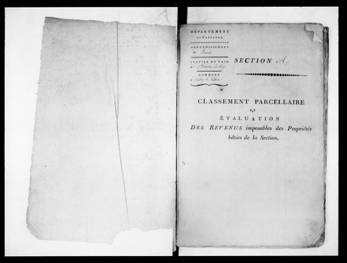 état de section