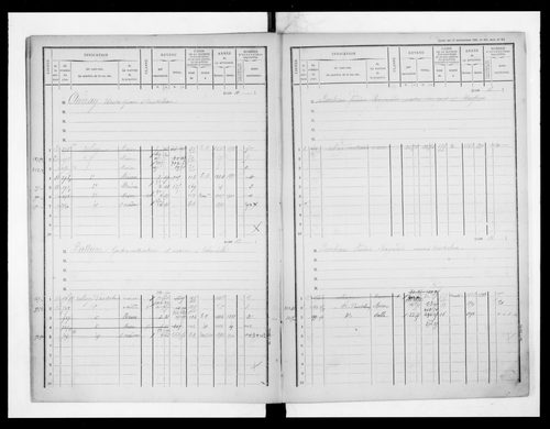 matrice cadastrale des propriétés bâties, 1881-1911, 1er vol. (cases 1-392)