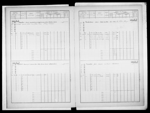 matrice cadastrale des propriétés bâties, 1911-1936, 2e vol. (cases 803-1185)