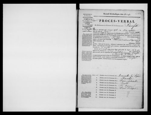 Procès-verbal de délimitation du territoire