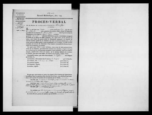 Procès-verbal de délimitation du territoire