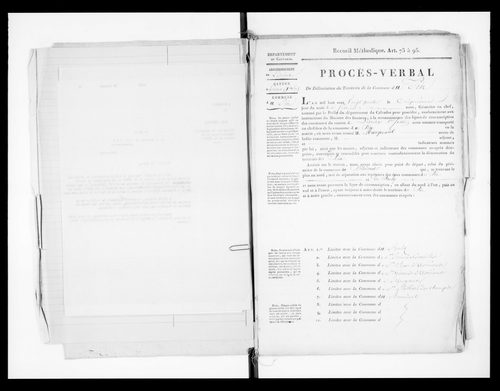 Procès-verbal de délimitation du territoire