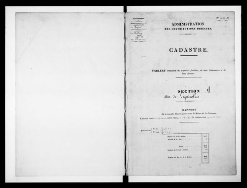 état de section (1832)