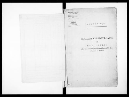état de section (1808)