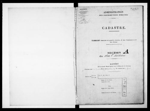état de section