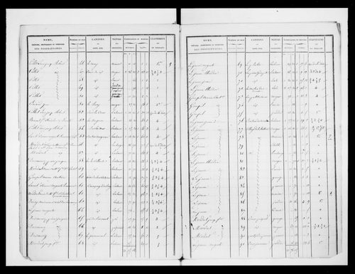 état de section (1825)