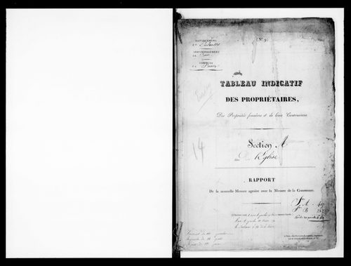 état de section (1828)