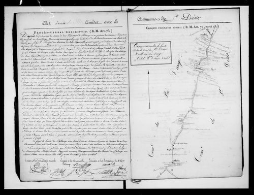 Procès-verbal de délimitation du territoire