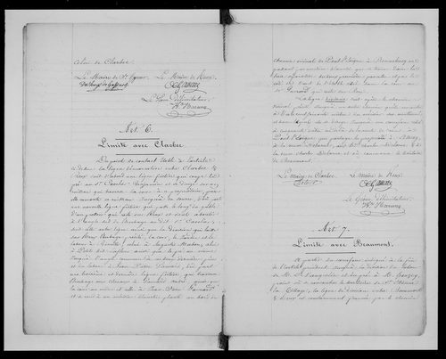 Procès-verbal de délimitation du territoire