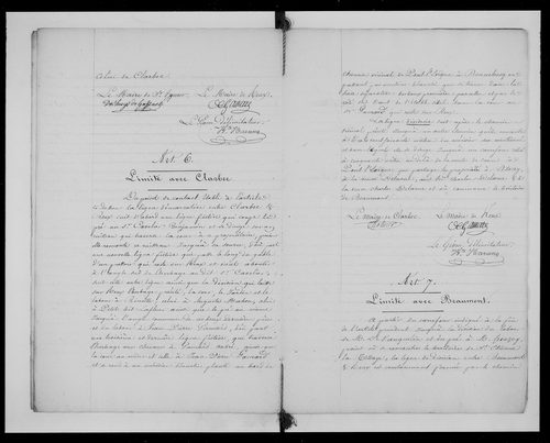 Procès-verbal de délimitation du territoire