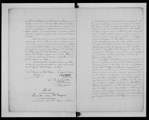 Procès-verbal de délimitation du territoire