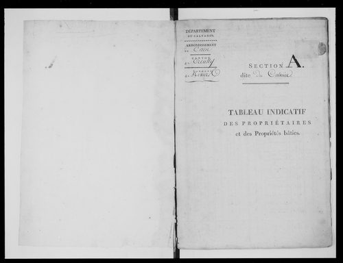 état de section