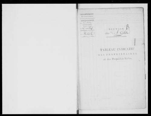 état de section